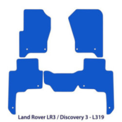 Dywaniki welurowe do Land Rover LR3 / Discovery 3 - L319 - Czarne
