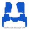 Dywaniki welurowe do Land Rover LR3 / Discovery 3 - L319 - Czarne