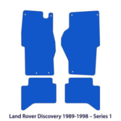 Dywaniki welurowe do Land Rover Discovery 1 1989-1998 - Czarne