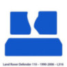 Dywaniki welurowe do Land Rover Defender 110 1990-2006 - L316 - Czarne