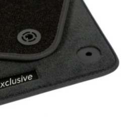 Dywaniki welurowe do Audi A6 & S6 2004-2011 - C6 - Czarne Exclusive