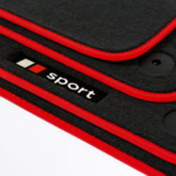 Dywaniki welurowe Audi A3 / S3 8Y - 2019–2025– czarne Sport