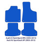 Dywaniki welurowe linia Exclusive do Audi A3 & S3 - 2003-2015 - 8P & 8PA - Czarne Sport