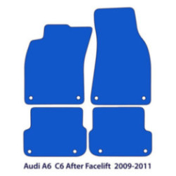 Dywaniki welurowe do Audi A6 & S6 2004-2011 - C6 - Beżowe