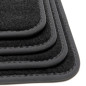 Dywaniki welurowe linia Exclusive do Lexus RX - III gen - 2009-2015 - do trzpieni typu twist w podłodze - AL10 - Czarne