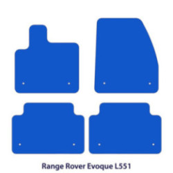 Dywaniki welurowe do Range Rover - Evoque - L551 - Czarne