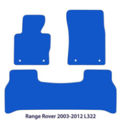 Dywaniki welurowe do Range Rover - L322 - Czarne