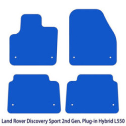 Dywaniki welurowe do Land Rover Discovery Sport - II Gen Hybryda L550 - Czarne