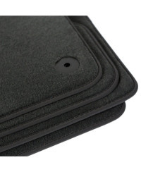 Dywaniki welurowe do Skoda Octavia - 2 Gen - 2004-2013 - Czarne