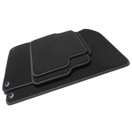 Dywaniki welurowe linia Exclusive do Toyota Corolla Verso II - 5-osobowa - 2004-2009 - Czarne