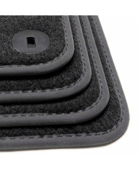 Dywaniki welurowe linia Exclusive do KIA Ceed - II gen - 2012-2018 - Czarne