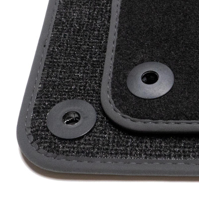 Dywaniki welurowe linia Exclusive do Peugeot 508 - I gen - Sedan - 2010-2019 - Czarne