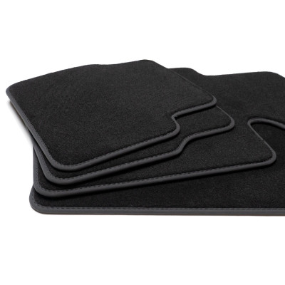 Dywaniki welurowe linia Exclusive do Honda Jazz - II gen - 2002-2008 - Czarne