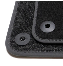 Dywaniki welurowe linia Exclusive do Nissan Micra IV gen - K13 - 2010-2017 - Czarne