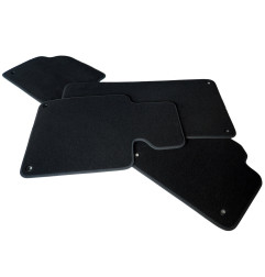 Dywaniki welurowe linia Exclusive do Dodge Grand Caravan 2008-2011 & Chrysler Town and Country 2008-2011 - 2 rzędy - Czarne