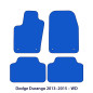 Dywaniki welurowe linia Exclusive do Dodge Durango - 2013-2015 - WD - Czarne