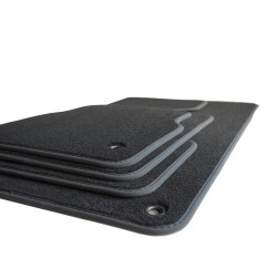 Dywaniki welurowe linia Exclusive do Dodge Charger - 2006-2010 - RWD - Czarne