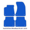 Dywaniki welurowe linia Premium do Audi A8/S8 Krótki rozstaw osi 2009-2017 - D4 - Czarne