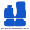 Dywaniki welurowe linia Premium do BMW Serii 7 - 2008-2015 RWD - krótki rozstaw osi - F01 - Czarne