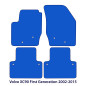 Dywaniki welurowe linia Exclusive do Volvo XC90 - 2002-2015 - Logo flagi Szwecji