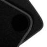 Dywaniki welurowe linia Premium do BMW Serii 3 Cabrio RWD 2006-2013 - E93 - Czarne