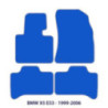 Dywaniki welurowe linia Premium do BMW X5 - 1999-2006 - E53 - Czarne
