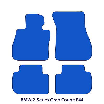 Dywaniki welurowe linia Premium do BMW Serii 2 Gran Coupe 2019-2026 - F44, F74 - Czarne