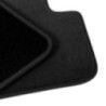 Dywaniki welurowe linia Premium do Mercedes 190 - 1982-1993 - W201 - Czarne