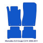 Dywaniki welurowe linia Premium do Mercedes CLS 2004-2010 - C219 - Czarne