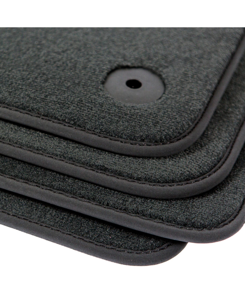 Dywaniki welurowe linia Premium do Ford KA - II gen - 2008-2016 - Czarne