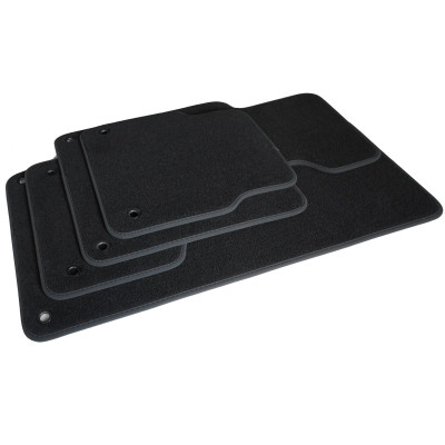 Dywaniki welurowe linia Premium do Chevrolet Camaro Coupe & Cabrio 2006-2015 - V gen - Czarne