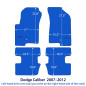 Dywaniki welurowe linia Premium do Dodge Caliber - 2006-2011 - Czarne Dywaniki welurowe linia Premium do Dodge Caliber - 2006-2011 - Czarne