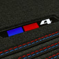 Dywaniki welurowe linia Exclusive do BMW Serii 4 Gran Coupe RWD 2014-2021 - F36 - 4 Logo