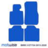 Dywaniki welurowe do BMW Serii 3 Gran Turismo 2012-2020 - F34 - 3 Logo