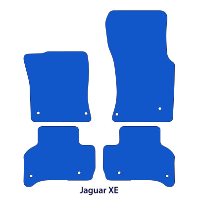 Dywaniki welurowe linia Premium do Jaguar XE 2015-2024 - Czarne
