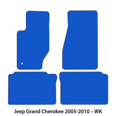Dywaniki welurowe linia Premium do Jeep Grand Cherokee 2004-2010 - WK - Czarne