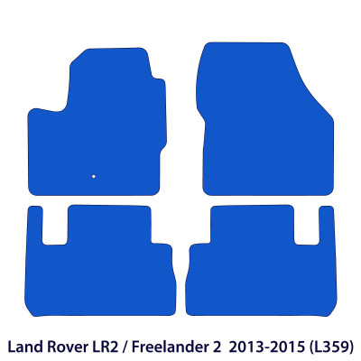 Dywaniki welurowe linia Premium do Land Rover LR2 / Freelander 2 - 2013-2015 L359 - Czarne