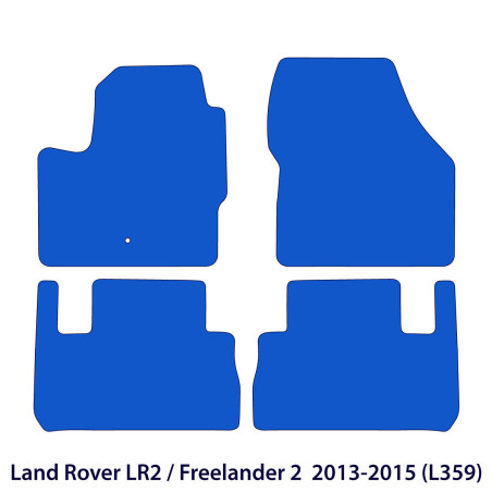 Dywaniki welurowe linia Premium do Land Rover LR2 / Freelander 2 - 2013-2015 L359 - Czarne