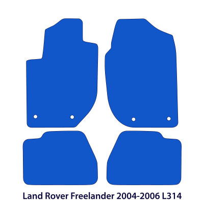 Dywaniki welurowe linia Premium do Land Rover Freelander 2003-2007 - L314 - Czarne