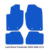 Dywaniki welurowe linia Premium do Land Rover Freelander 2003-2007 - L314 - Czarne
