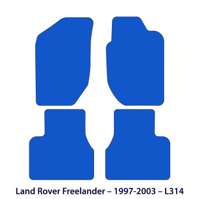 Dywaniki welurowe linia Premium do Land Rover Freelander 1997-2003 - L314 - Czarne