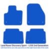 Dywaniki welurowe linia Premium do Land Rover Discovery Sport - Po liftingu - 2020-2026 - L550 - Czarne