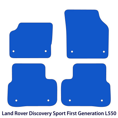 Dywaniki welurowe linia Premium do Land Rover Discovery Sport 2014-2019 - L550 - Czarne