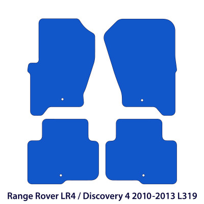 Dywaniki welurowe linia Premium do Land Rover Discovery IV gen - przed liftingiem - 2009-2013 - L319 - Czarne
