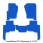 Dywaniki welurowe linia Premium do Land Rover Discovery III gen - 2004-2009 - L319 - Czarne
