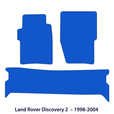 Dywaniki welurowe linia Premium do Land Rover Discovery 2 - 1998-2004 - Czarne