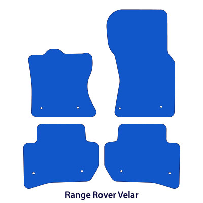 Dywaniki welurowe linia Premium do Range Rover Velar - 2017-2026 - Czarne