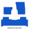 Dywaniki welurowe linia Premium do Range Rover Sport II gen / L494 bez silnika V8 - 2013-2022 - Czarne