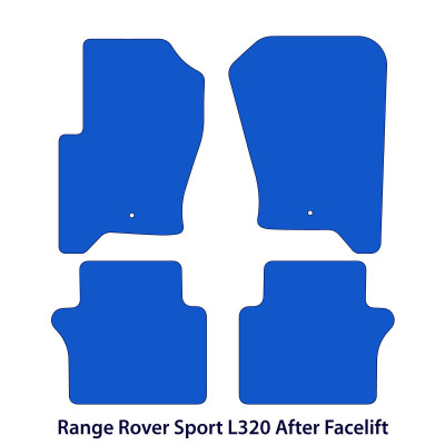 Dywaniki welurowe linia Premium do Range Rover Sport I gen / L320 - po liftingu - 2010-2013 - Czarne