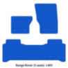 Dywaniki welurowe linia Premium do Range Rover IV gen / L405 - 2012-2022- 5 miejsc - Czarne
